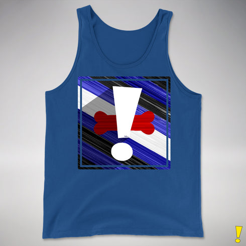 Puppy Pride Flag Exclamation Point Premium Tank Top